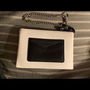 Black and white authentic Givenchy wristlet